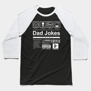 Dad Jokes Label Baseball T-Shirt